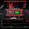 imageGOOLOO 6 Amp Smart Battery Charger 6V and 12V Trickle Charger and Maintainer for LeadAcid Battery Up to 150Ah Supersafe Battery Desulfator with LCD Display Pulse Repair ChargerS6