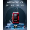 imageGOOLOO A3 Jump Starter with Air Compressor 3000A Portable Car Battery Booster 90 Gas65L Diesel with 150PSI AutoShutoff Tire Inflator 12V Supersafe Lithium Jump Box Car Battery Jumper StarterRed