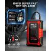 imageGOOLOO A3 Jump Starter with Air Compressor 3000A Portable Car Battery Booster 90 Gas65L Diesel with 150PSI AutoShutoff Tire Inflator 12V Supersafe Lithium Jump Box Car Battery Jumper StarterRed