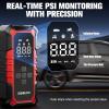 imageGOOLOO A6 Gear Tire Inflator Portable Air Compressor 160 PSI Cordless Tire Inflator with Digital Pressure Gauge LED Light Air Pump for Car Tires Bike Motorcycle Balls