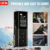 imageGOOLOO AP150 Tire Inflator Portable Air Compressor 2X Faster 150PSI Cordless Air Pump for Car Tires with AutoShutoff Portable Tire Pump with Digital Pressure Gauge for Car MotorcycleBike BallBlack