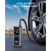 imageGOOLOO GT160 DUAL Tire Inflator Portable Air Compressor 4X Faster Dual Cylinder ampamp Upgraded Color LED Screen Portable Air Pump for Car Tires Auto Shutoff Electric Bike Tire Pump with Pressure Gauge
