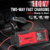 imageGOOLOO GT3000 Jump Starter 3000A 100W 2Way Fast Charging SuperSafe 12V Lithium Portable Car Battery Booster Pack IP65 Power Bank Charger Box with Jumper Cables for 8L Diesel and 10L Gas Engines