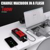 imageGOOLOO GT3000 Jump Starter 3000A 100W 2Way Fast Charging SuperSafe 12V Lithium Portable Car Battery Booster Pack IP65 Power Bank Charger Box with Jumper Cables for 8L Diesel and 10L Gas Engines