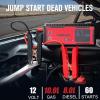 imageGOOLOO GT3000 Jump Starter 3000A 100W 2Way Fast Charging SuperSafe 12V Lithium Portable Car Battery Booster Pack IP65 Power Bank Charger Box with Jumper Cables for 8L Diesel and 10L Gas Engines