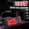 imageGOOLOO GT4000 Car Jump Starter 4000A 100W FastCharging 12V SuperSafe Portable Battery Booster Pack with 40 PreHeating Tech Auto Jump Box Jumper Cables for 10L Diesel and 12L Gas Engine