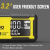 imageGOOLOO GT4000S Jump Starter 4000A Car Jumper Starter Up to 10L Diesel All Gas Engines 100W FastCharging Lithium Jump Box SuperSafe Portable Car Battery Charger Power Bank for 12V Vehicles YellowYellow