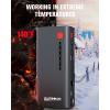 imageGOOLOO Jump Starter 3000A Peak Car Jumper Starter 12V SuperSafe Lithium Jump Box Battery Booster Pack Portable Car Battery Charger and Jumper Cables for Up to 85L Gas or 60L Diesel Enginegray