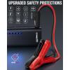 imageGOOLOO Jump Starter 3000A Peak Car Jumper Starter 12V SuperSafe Lithium Jump Box Battery Booster Pack Portable Car Battery Charger and Jumper Cables for Up to 85L Gas or 60L Diesel EngineBlack