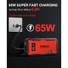 imageGOOLOO GT3000 Jump Starter 3000A Battery Jumper Starter Portable with 65W Quick Charge 12V SuperSafe Lithium Battery Booster85L Gas60L Diesel Jump Box Pack with Jumper Cables