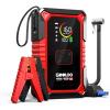 imageGOOLOO A5 Jump Starter with Air Compressor 4000A Car Battery Jump Starter All Gas100L Diesel with 160PSI Tire Inflator AutoOff 45W Output Power Bank 12V Jump Box Car Jumper Starter PortableRed