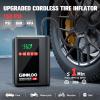 imageGOOLOO A2 8in1 Jump Starter with Air Compressor Car Battery Booster Up to 8L Gas6L Diesel 150 PSI Cordless AutoShutoff Tire Inflator 12V Supersafe Lithium Jump Box with Jumper Cablesblack