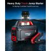 imageGOOLOO GT Truck PRO 10000A Jump Starter with 65W Fast Charge 64000mAh Portable Car Battery Booster Power Pack for All Gas All Diesel Supersafe 12V Jump Box with LED Light Thickened Jumper Cable